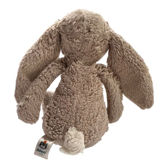 Pair of 2 JELLYCAT Bashful Bunnies 2018 Blush and Beige 5" Tiny/Mini HTF - Picture 3 of 12